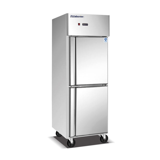 2-door Fan Cooling Vertical Commercial Freezer for Kitchen