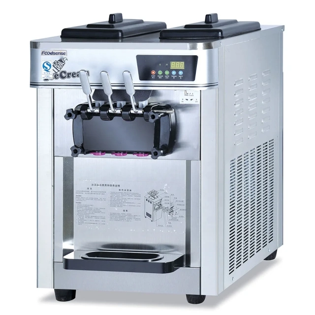 3 Flavor Table Top stainless steel Commercial Ice Cream Machine