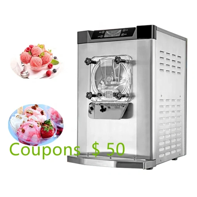 Italian Gelato Commercial Hard Ice Cream Machine 3 flavor