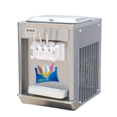 3 Flavor Table Top stainless steel Commercial Ice Cream Machine