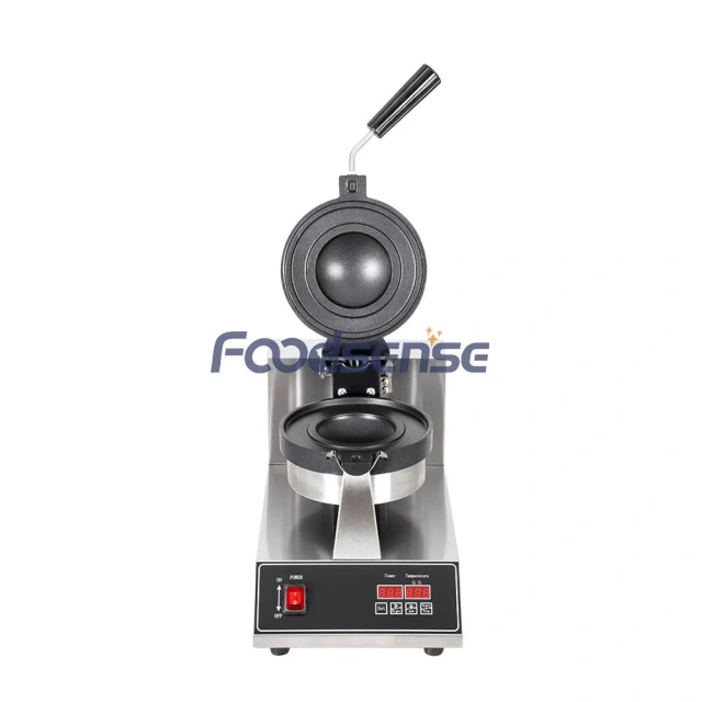 Rotatable Electric Ice Cream Burger Waffle Maker Snack Machine
