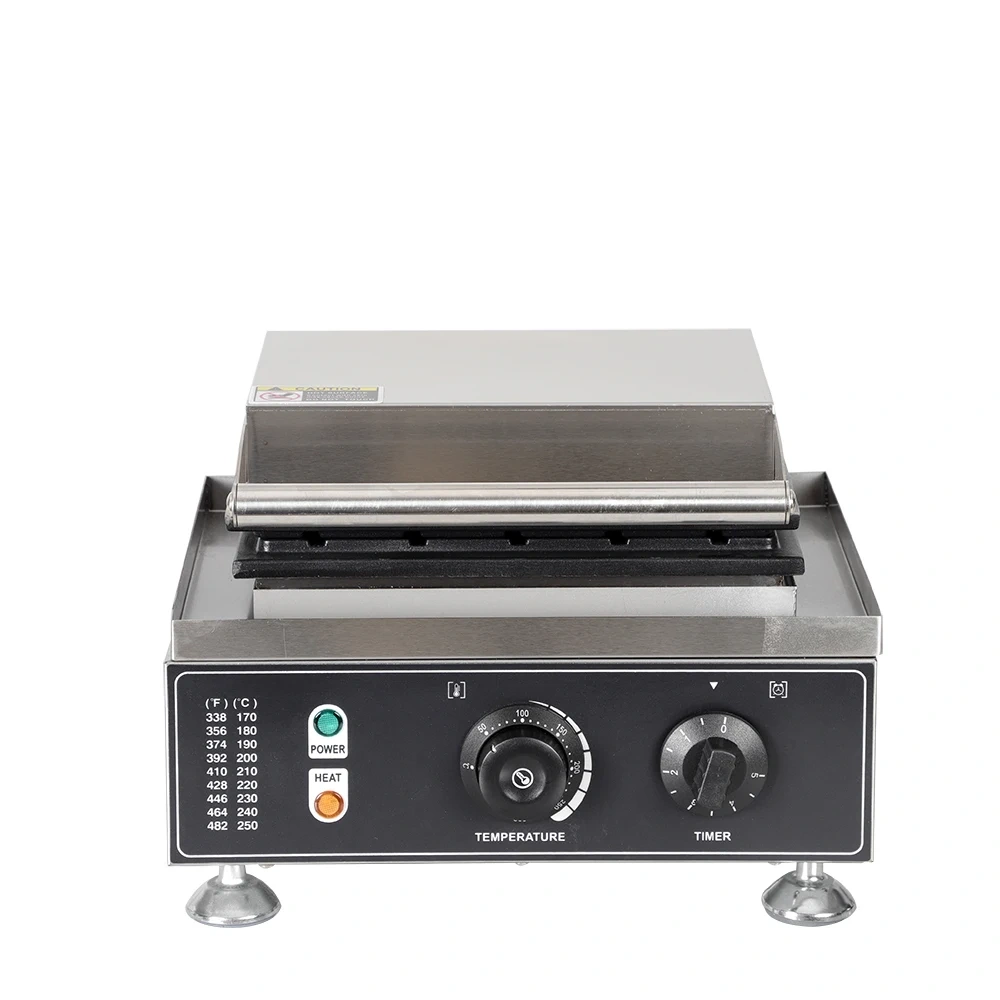 5 Frames Commercial Waffle Maker Hot Dog bubble waffle maker