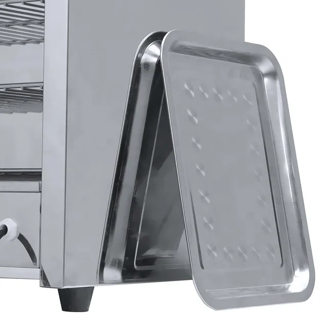 4-layer aluminum frame stainless steel insulation display cabinet