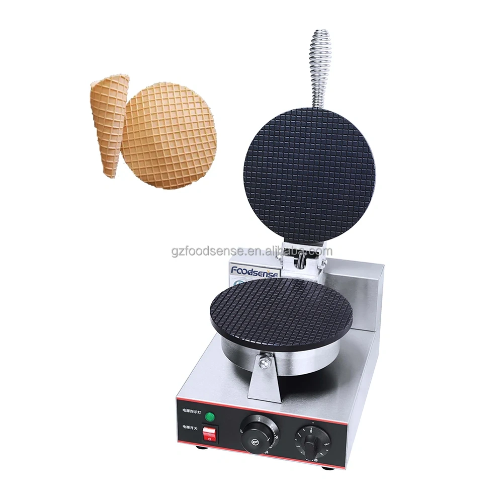 Electric Single/Double Plate Cone Baker Commercial Round Shape