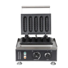 5 Frames Commercial Waffle Maker Hot Dog bubble waffle maker