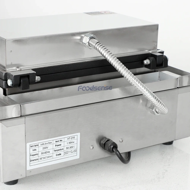 Electric Hot dog Machine Waffle Maker With Timer Temperature Control