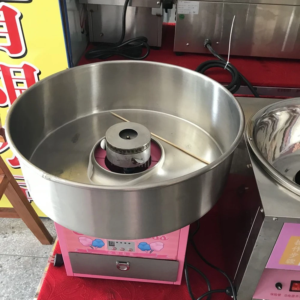 Electric Cotton Candy Floss Machine with Cart or Trolley