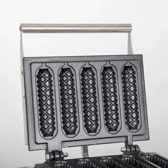 5 Frames Commercial Waffle Maker Hot Dog bubble waffle maker