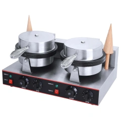Electric Single/Double Plate Cone Baker Commercial Round Shape