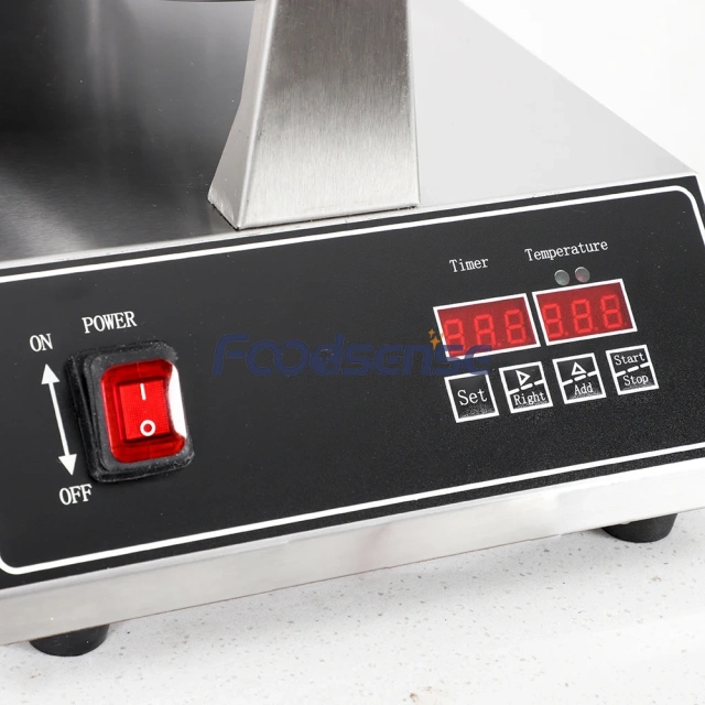 Rotatable Electric Ice Cream Burger Waffle Maker Snack Machine