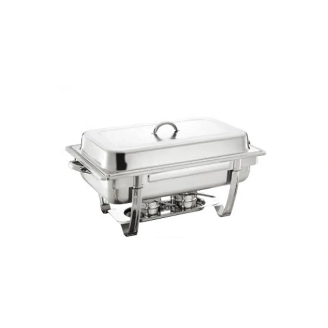 Stainless Steel Silver Plated Soup Buffet Food Warmer Chafing Dish