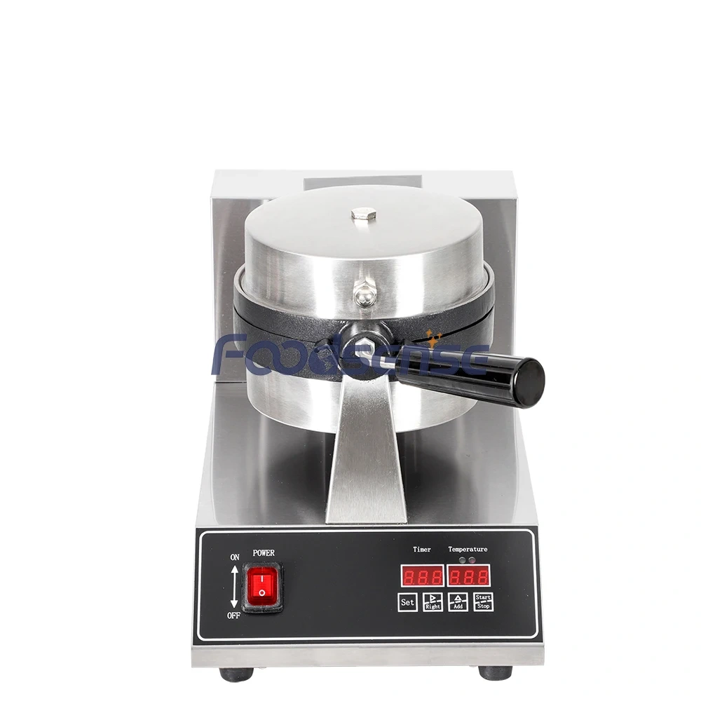 Rotatable Electric Ice Cream Burger Waffle Maker Snack Machine