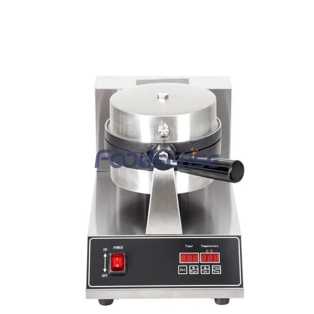 Rotatable Electric Ice Cream Burger Waffle Maker Snack Machine