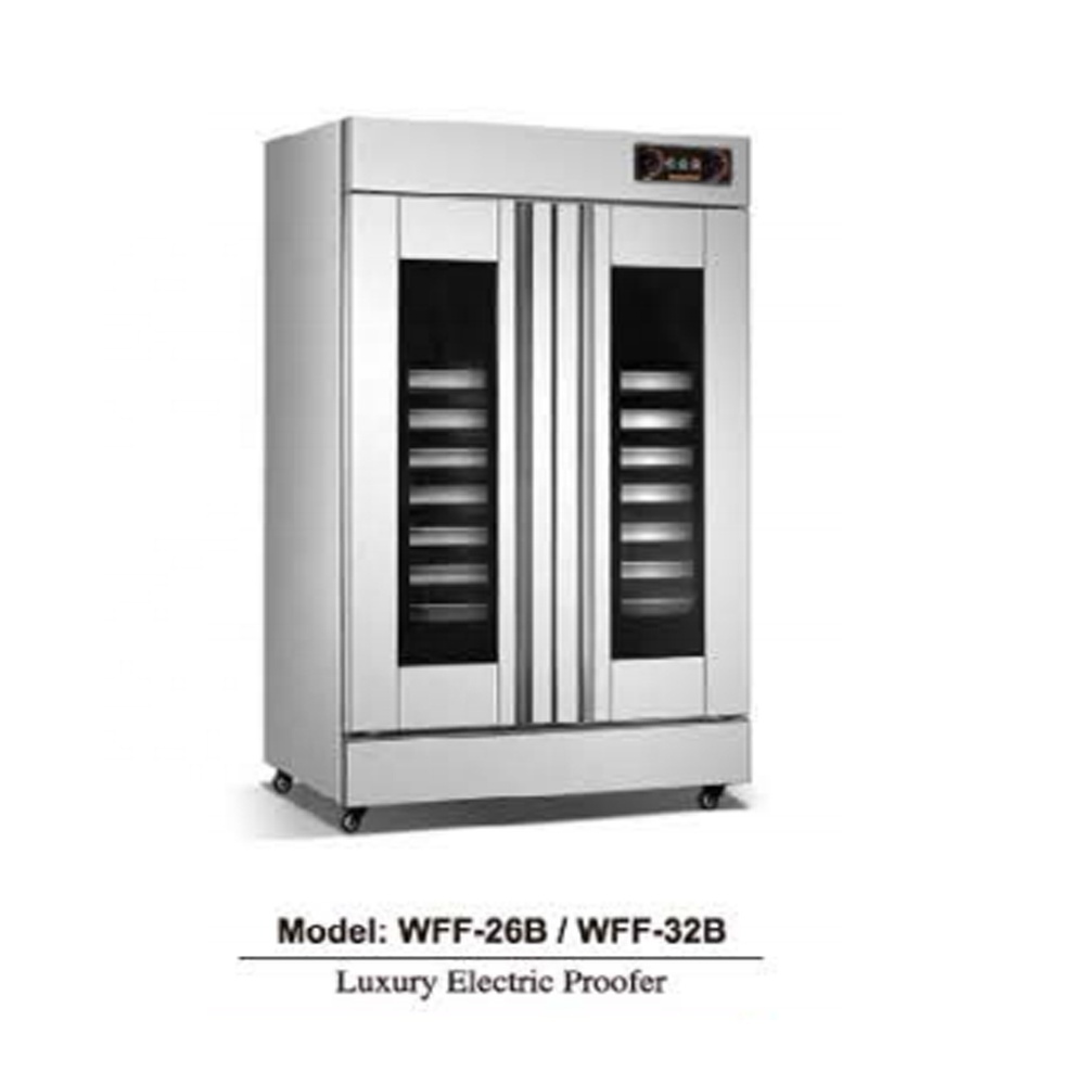 Commercial 2 door 26 plate bread dough proof machine for baking