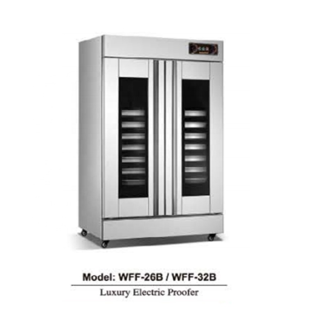 Commercial 2 door 26 plate bread dough proof machine for baking