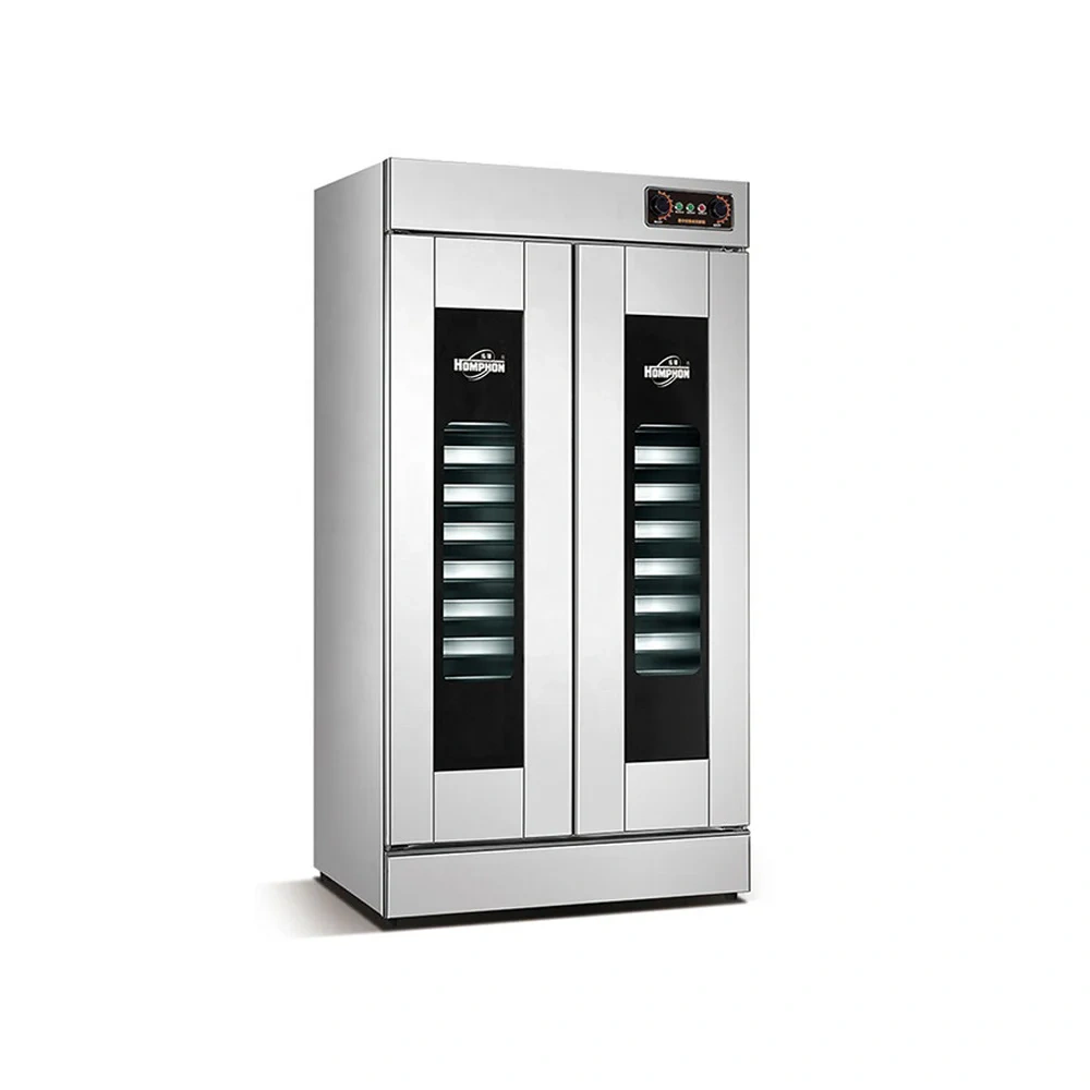 Commercial 2 door 26 plate bread dough proof machine for baking