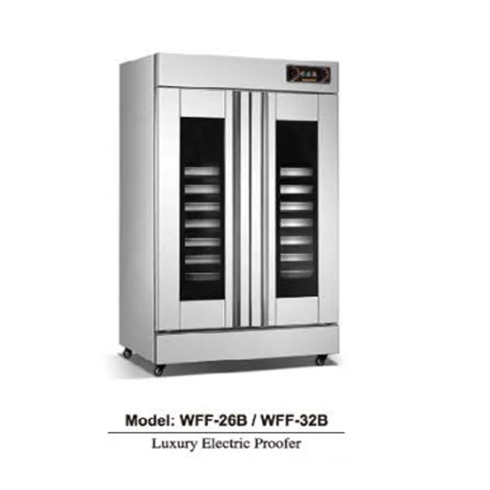 Commercial 2 door 26 plate bread dough proof machine for baking