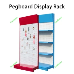 Multifunctional Tool Rack Display Stand Metal Pegboard Display