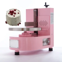 Portable Cake Smoothing Coating  Smearing Icing Machine