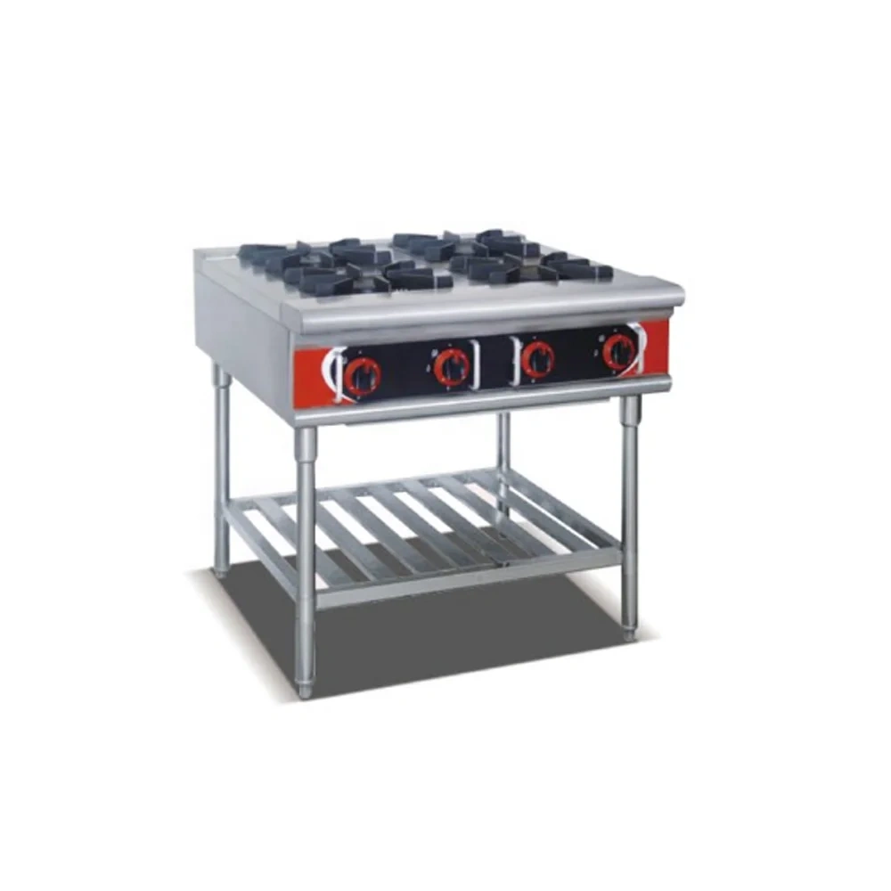 Portable Outdoor Big Camping Top Spare Parts 4-burner Gas Stove