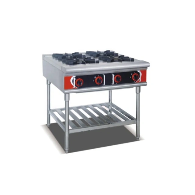 Portable Outdoor Big Camping Top Spare Parts 4-burner Gas Stove