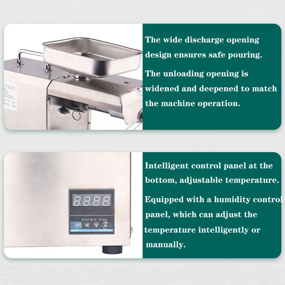 Mini Commercial Peanut Oil Press Machine High Oil Yield