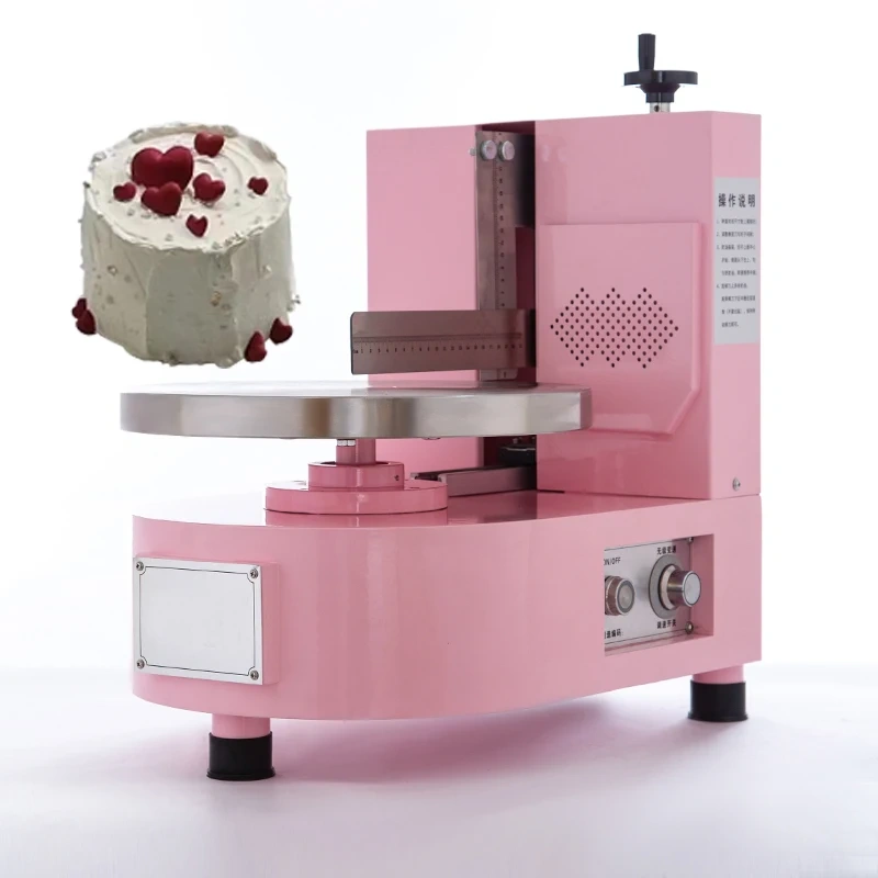 Portable Cake Smoothing Coating  Smearing Icing Machine