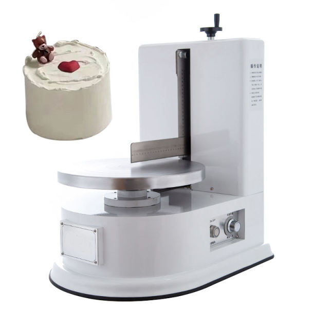 Portable Cake Smoothing Coating  Smearing Icing Machine