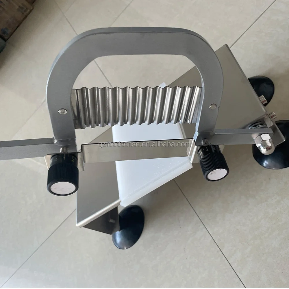 Home Use Adjustable Manual Fruit And Vegetable Wave Slicing Machine