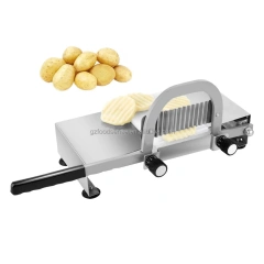 Home Use Adjustable Manual Fruit And Vegetable Wave Slicing Machine