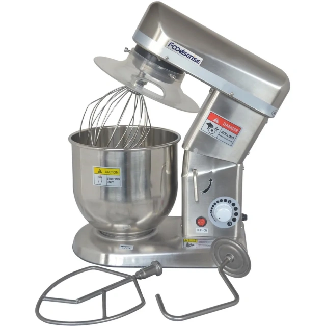 Table Top Stainless Steel Cake Bread Mixer Beater Hook Dough Mixer