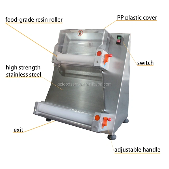 Table Top Industrial Automatic Electric Pizza Dough Sheeter Machine