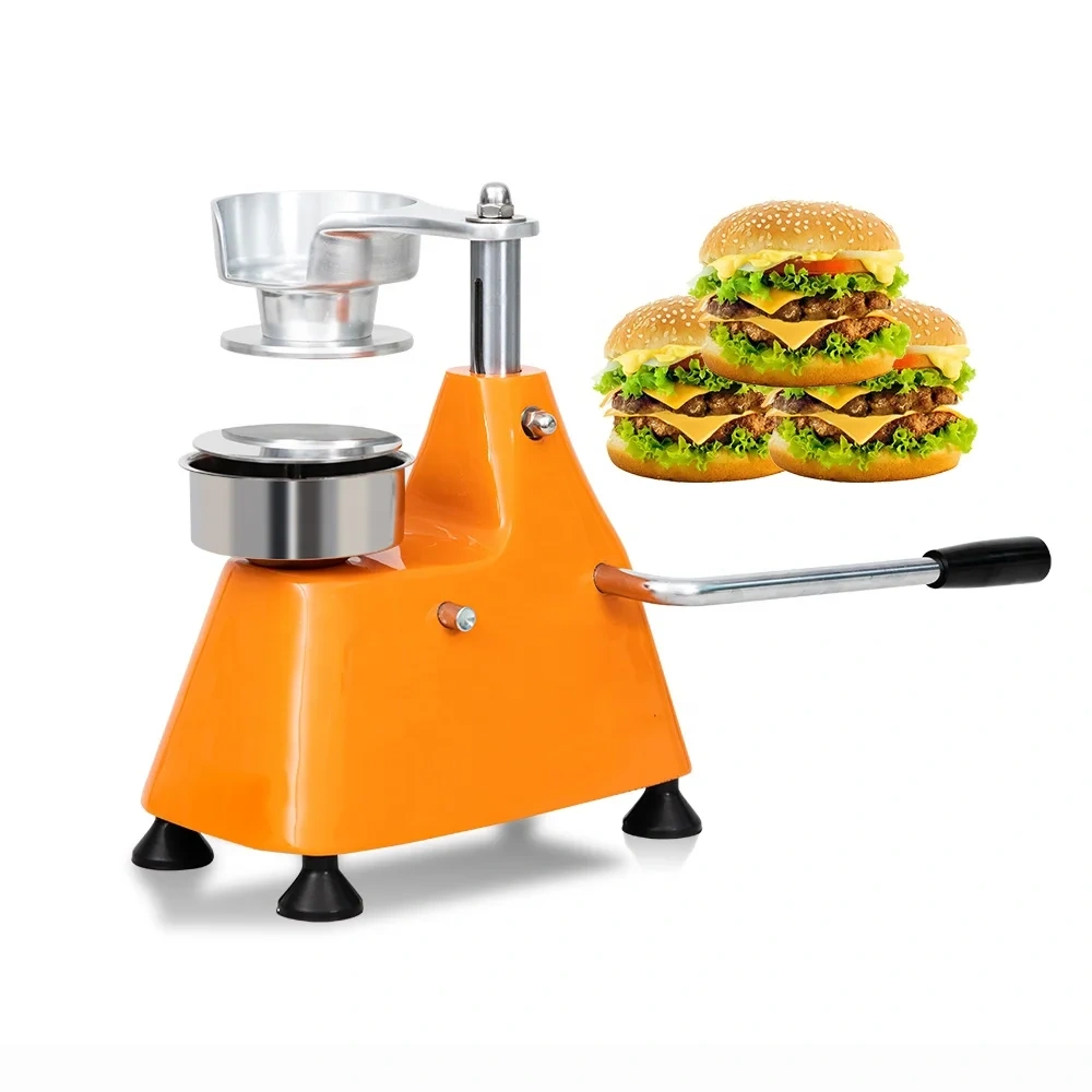 Commercial 100 mm Non Stick Manual Hamburger Patty Press