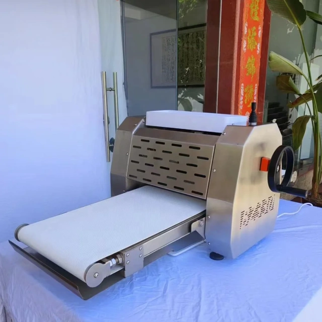 Dough Press Machine Egg Tart Shell Croissant Pastry Sheeter