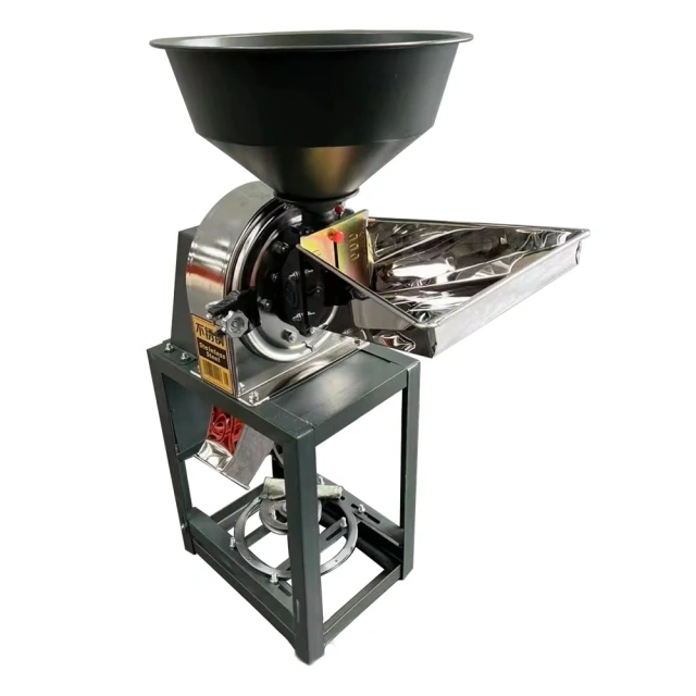 Stainless Steel Grain Grinder Corn Crusher For Wheat Flour Factory