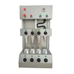 4 head Ice Cream Corn Maker Waffle Cone Crisp Rolling Making Machine