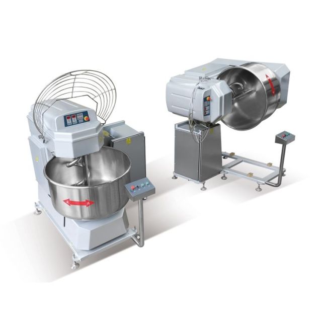 Industrial Heavy Duty Bread Cake Spiral Mixer With Removable Bowl