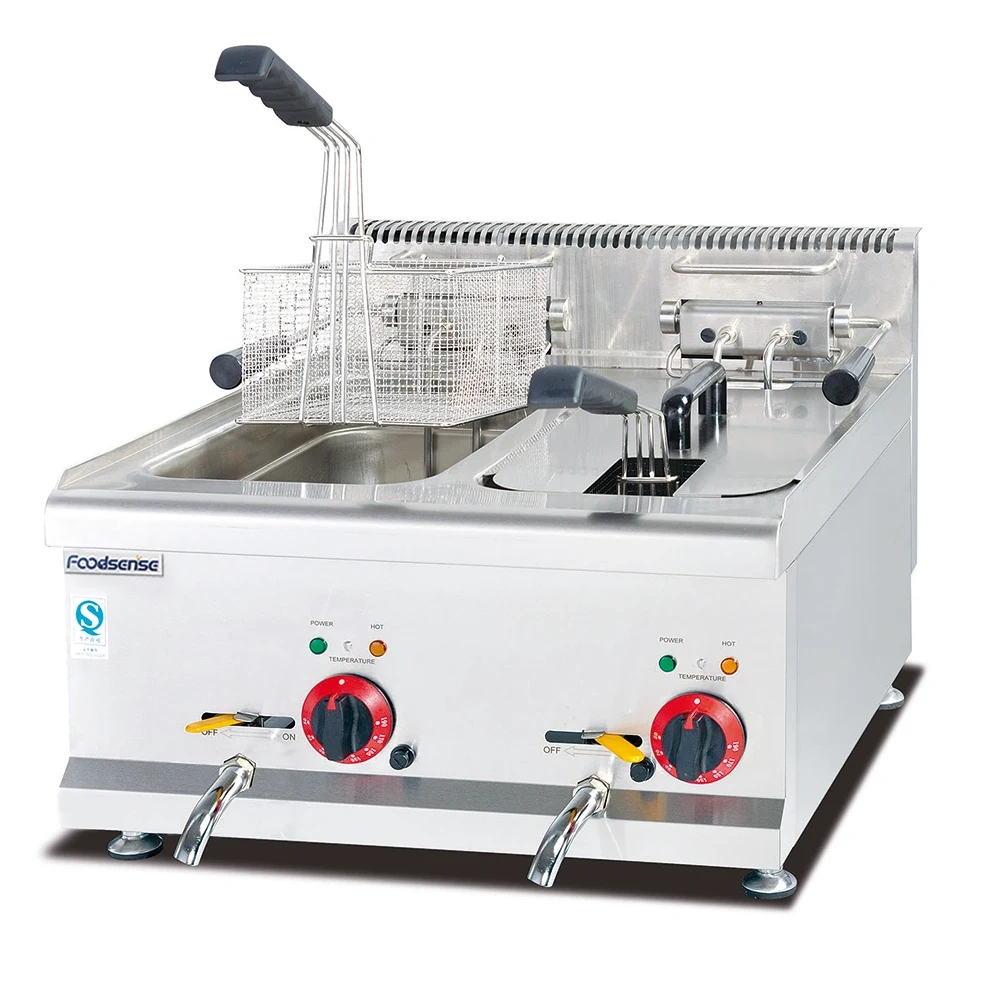 2024 HOT SALE  Counter Top Electric Fryer (2-Tank & 2-Basket)