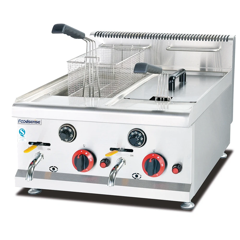 2024 HOT SALE  Counter Top Electric Fryer (2-Tank & 2-Basket)