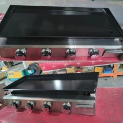 Household LPG Gas Griddle 1/2/3/4 Burners Courtyard BBQ Party