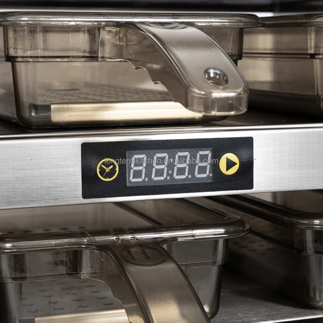 Counter Top Holding Warmer Through Unit Fast Food Hot Holding Cabinets