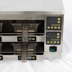 Counter Top Holding Warmer Through Unit Fast Food Hot Holding Cabinets