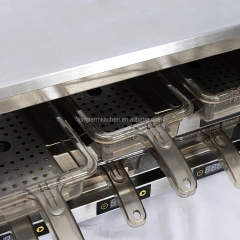 Counter Top Holding Warmer Through Unit Fast Food Hot Holding Cabinets