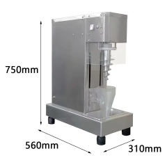 Automatic Gelato Mixer Swirl Freeze Fruit Frozen Yogurt Machine