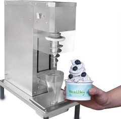 Automatic Gelato Mixer Swirl Freeze Fruit Frozen Yogurt Machine