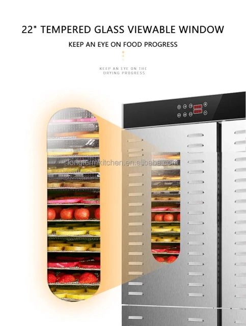 Industrial fruit & vegetable dryer cabinet  Vertical 80-Layer