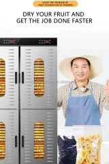 Industrial fruit & vegetable dryer cabinet  Vertical 80-Layer