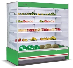 Open use Refrigerated Display Beverage Vegetable Fruit Fridge