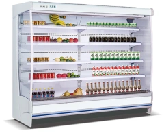 Open use Refrigerated Display Beverage Vegetable Fruit Fridge