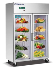 Open Use Refrigerated Display Beverage Vegetable Fruit Fridge
